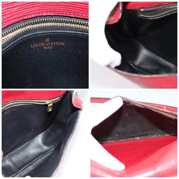 LOUIS VUITTON Epi Saint Cloud GM Shoulder Bag Red M52197 LV Auth 137330 - Picture 15 of 16